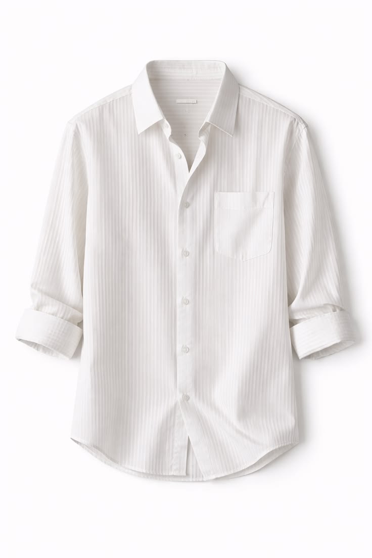 White Chinese Shirt